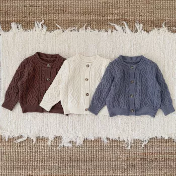 Cozy Knit Baby Cardigan (9M–3Y) for Easy Layering