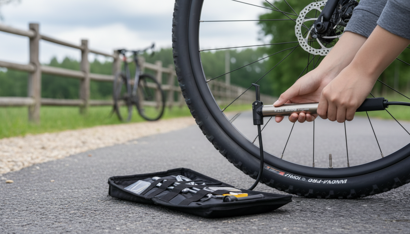 80 PSI Portable Bike Pump: Dual Valve + Tool Kit Guide