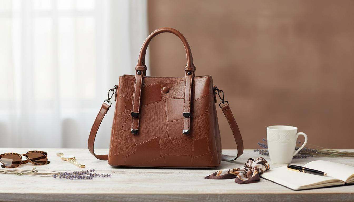 Elegant Versatile Bucket Bag: Structured Style for Every Day