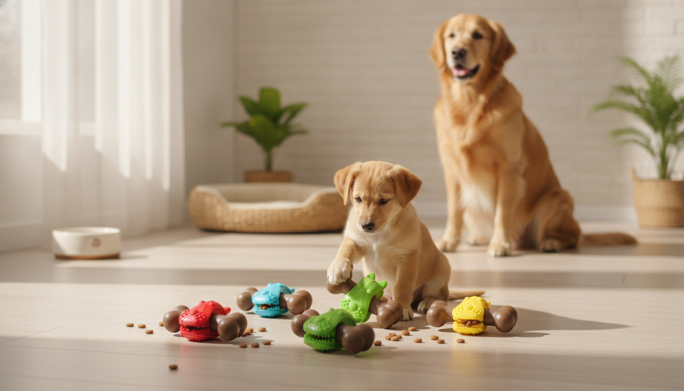 Dog Chew Stick + Simple IQ Games for Calm, Focused Dogs