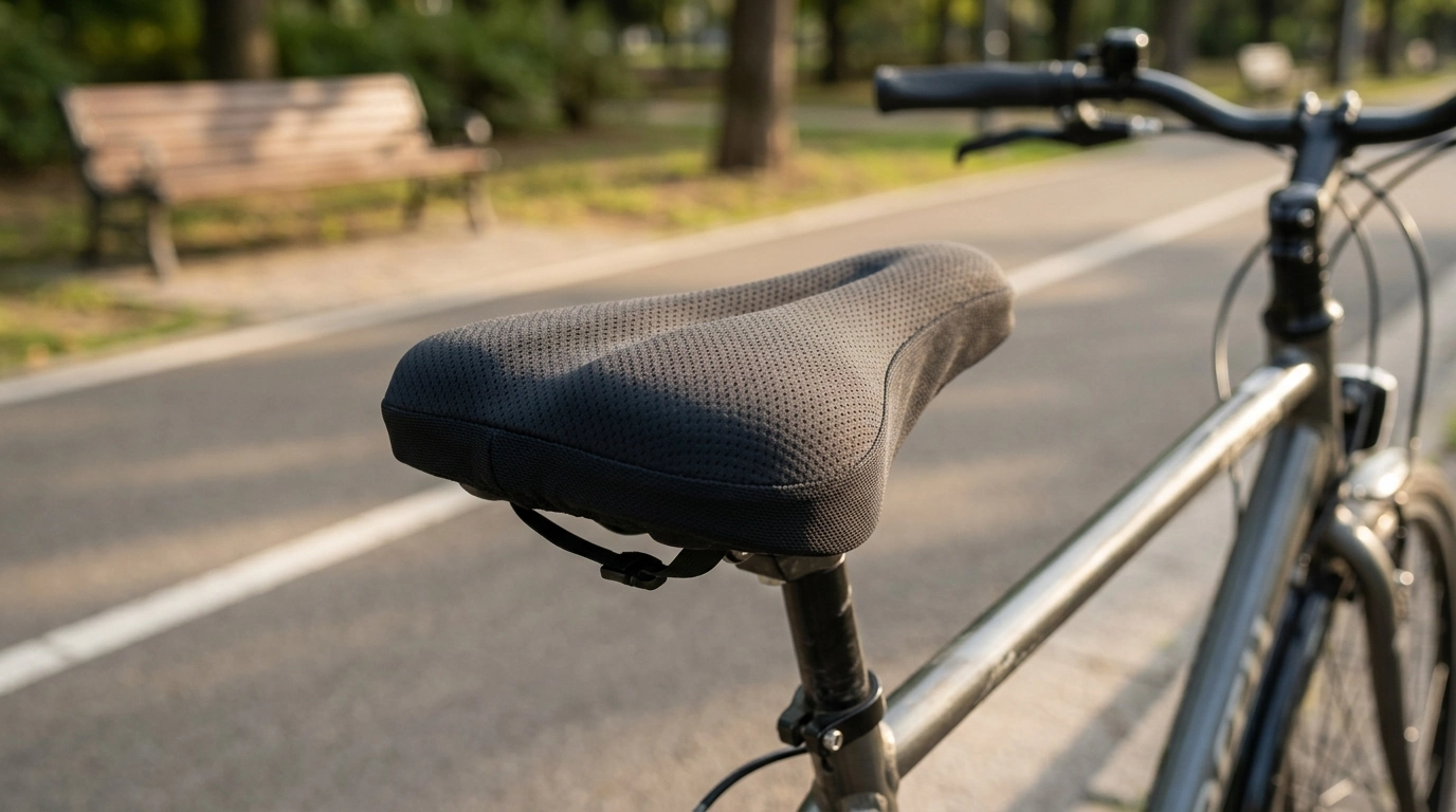 Breathable Bike Saddle Cushion Cover: Cooler, Grippier Fit