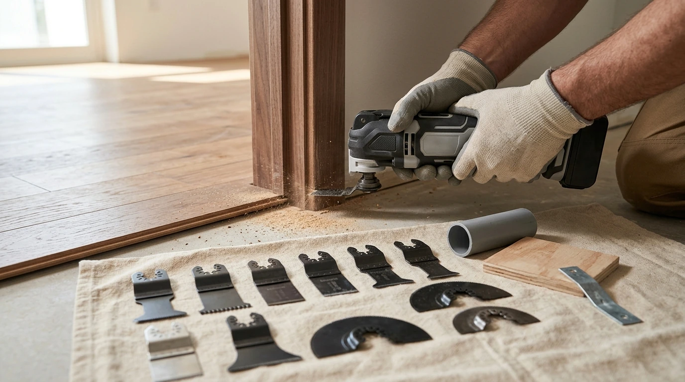 100-Piece Quick-Release Oscillating Blades: Wood/Metal
