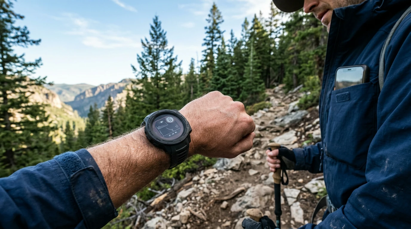 Rugged GPS Smartwatch with Bluetooth Calls & Health