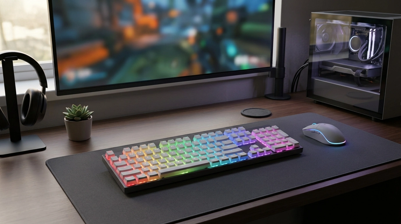 Wireless Lightweight RGB Keyboard & Mouse Combo