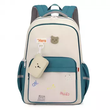 Nylon Laptop Backpack: Big Capacity for Campus & Travel